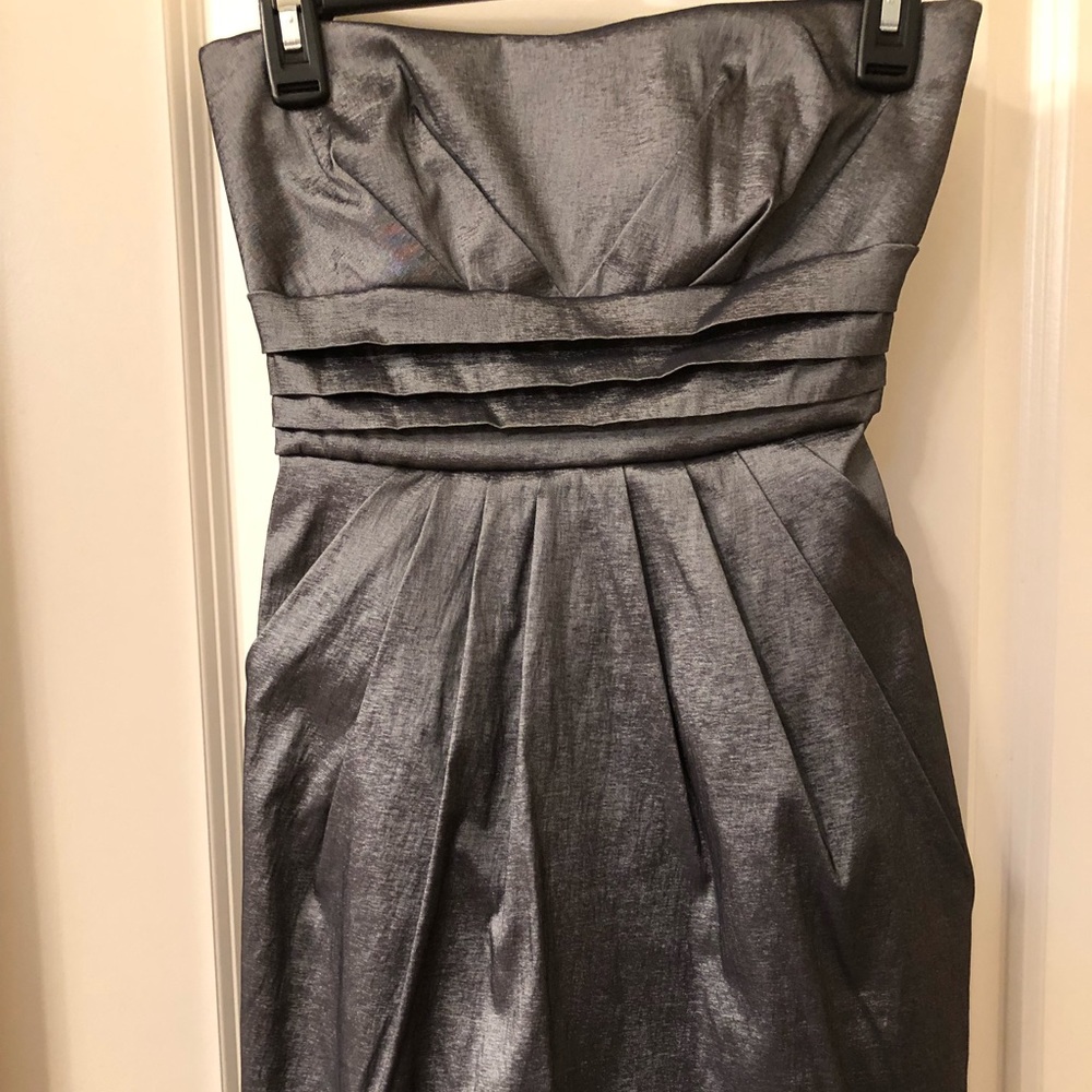 Gunmetal cocktail dress
